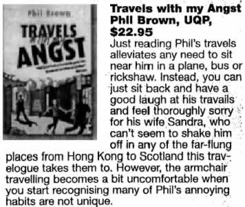 Travels with My Angst - review